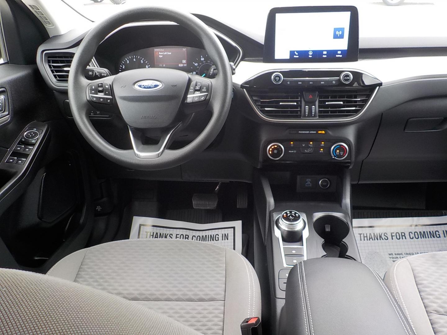 2021 Gray /Lt gray Ford Escape (1FMCU0G66MU) , Auto transmission, located at 1617 W Church Street, Livingston, TX, 77351, (936) 327-3600, 30.710995, -94.951157 - These vehicles get over 30 mpg on the highway!! - Photo#12